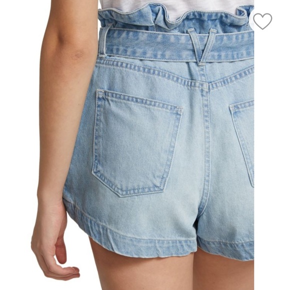 VERONICA BEARD Nori Paperbag Denim Shorts - Picture 7 of 7